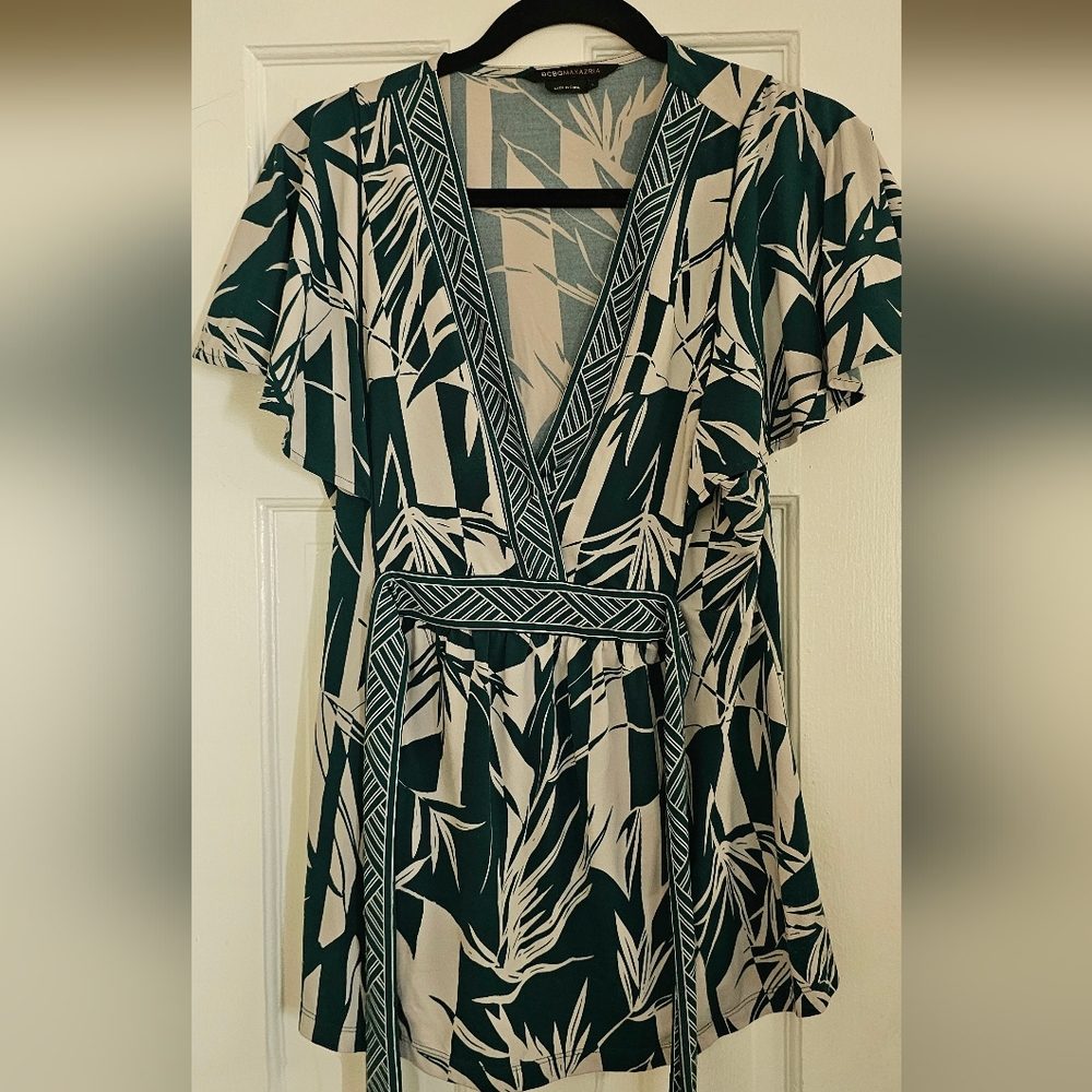 BCBGMaxAzria Pattern Blouse